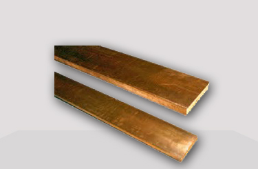 Barre de cuivre plate 80 par 5